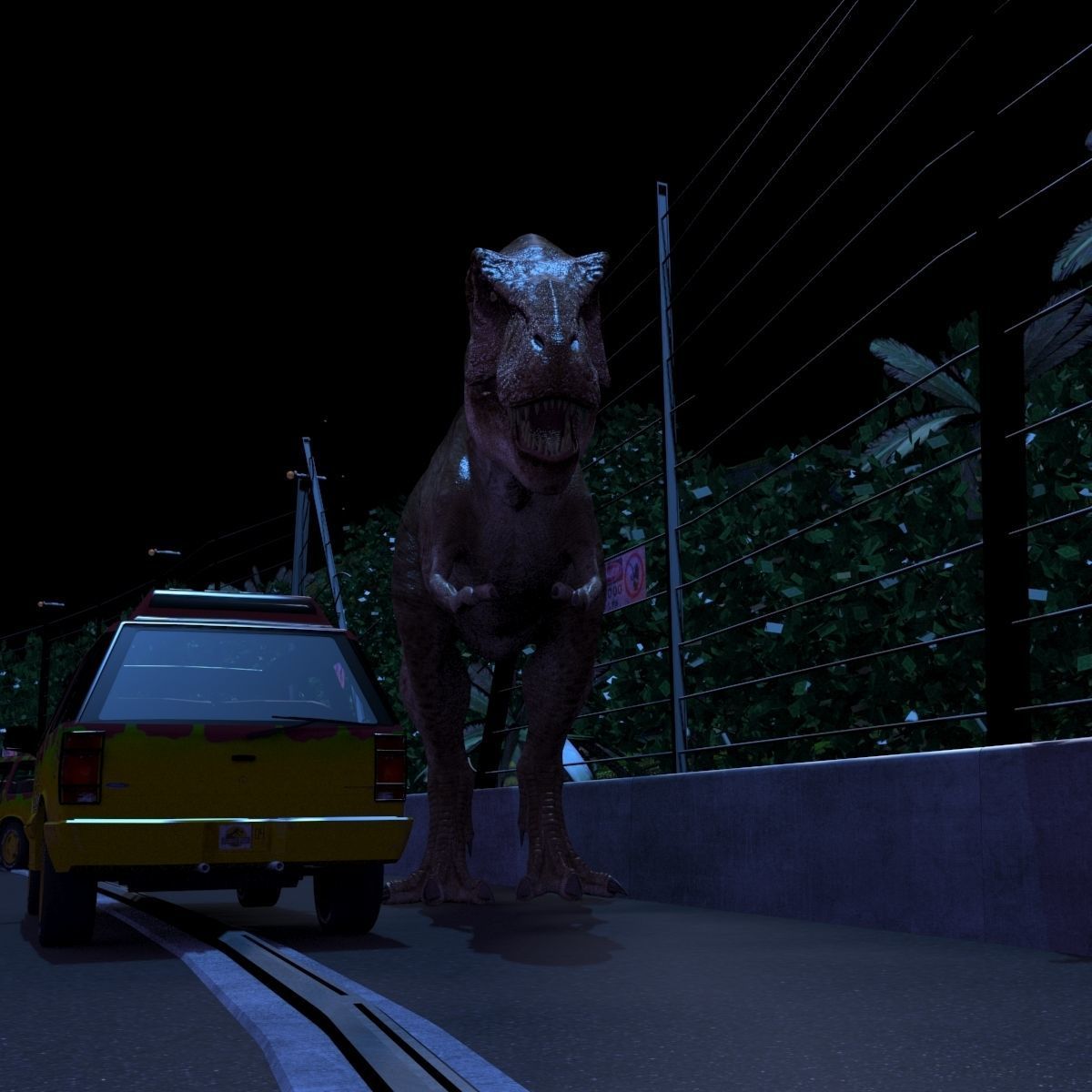 8K JP T REX 3D model_107