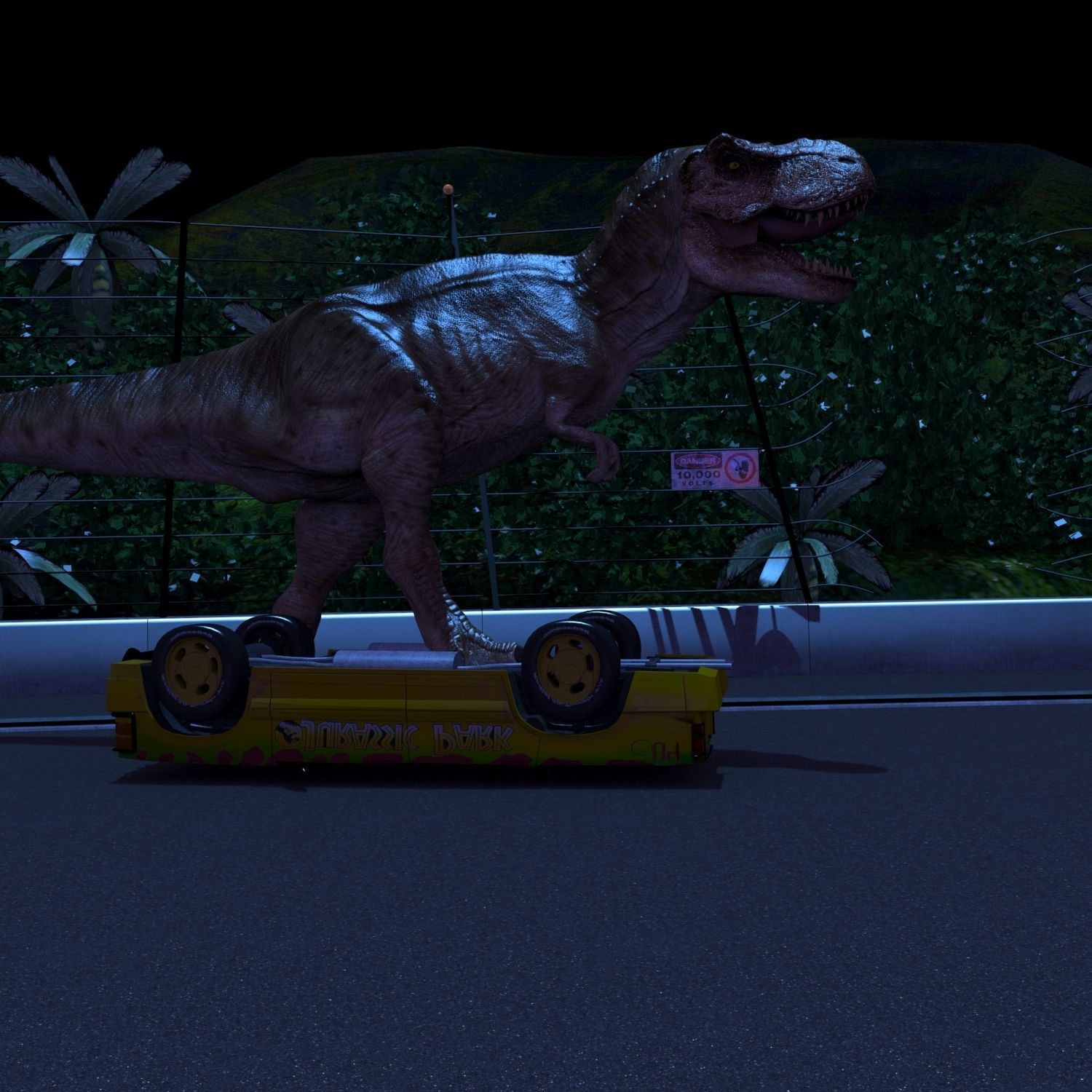 8K JP T REX 3D model_45