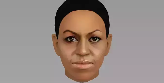 Michelle Obama 3D model