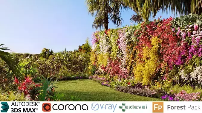 Orchid Collection - Include GrowFX and Mesh file 3D model