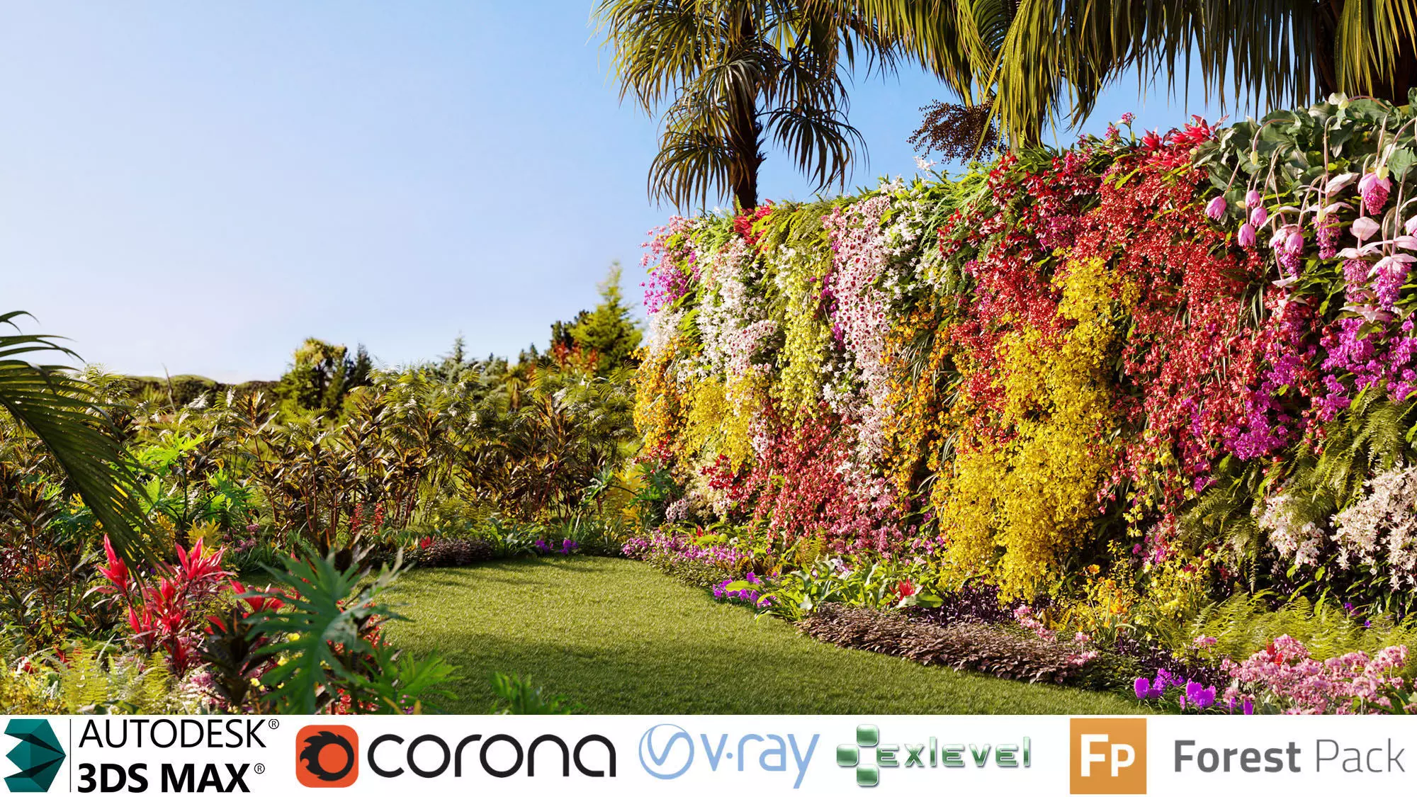 Orchid Collection - Include GrowFX and Mesh file 3D model_1