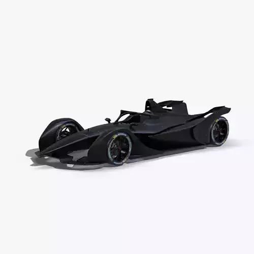 Formula E SRT01E 2020 Low-poly 3D model