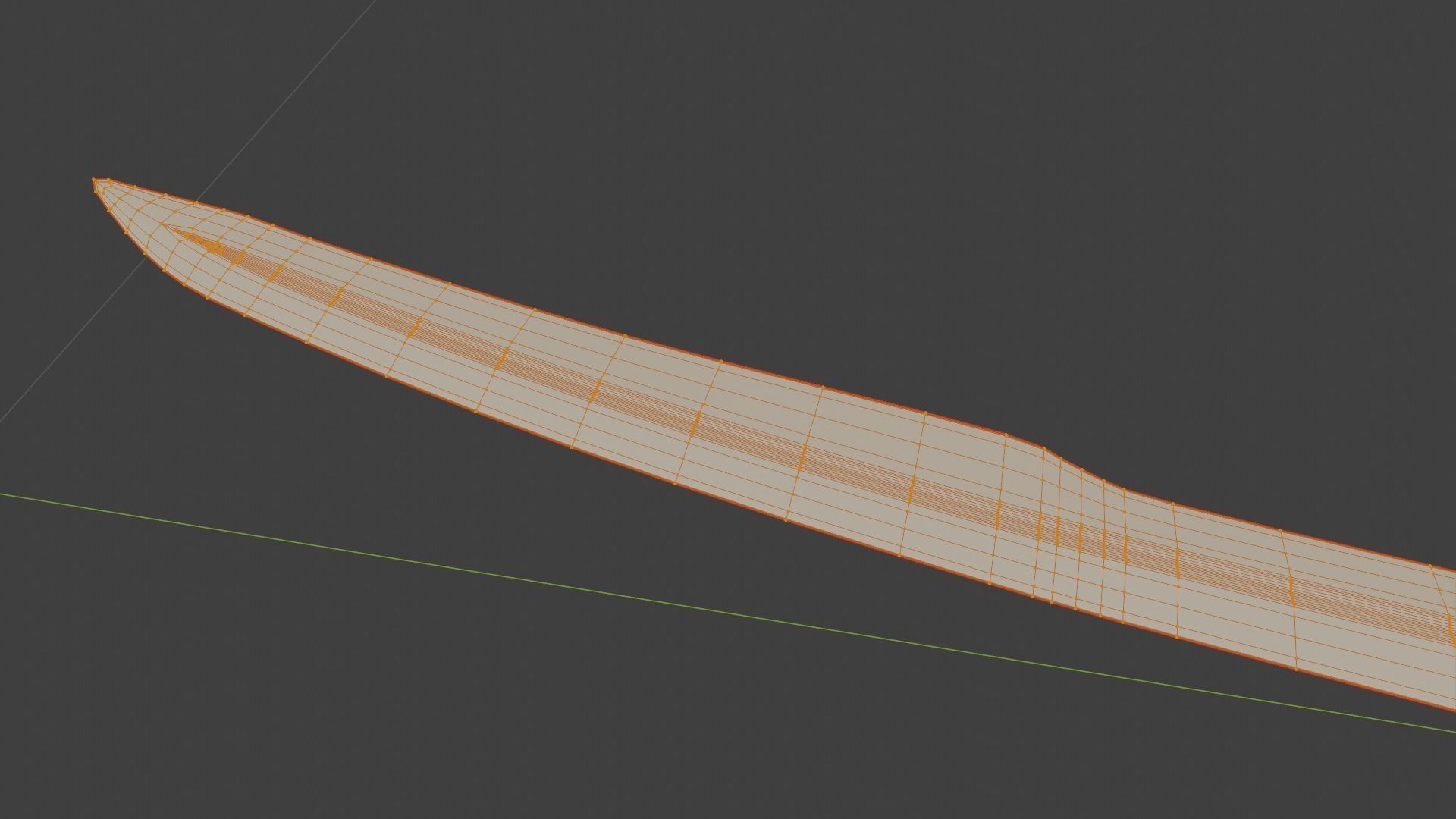 Mamluke Curved Sword 3D model_12