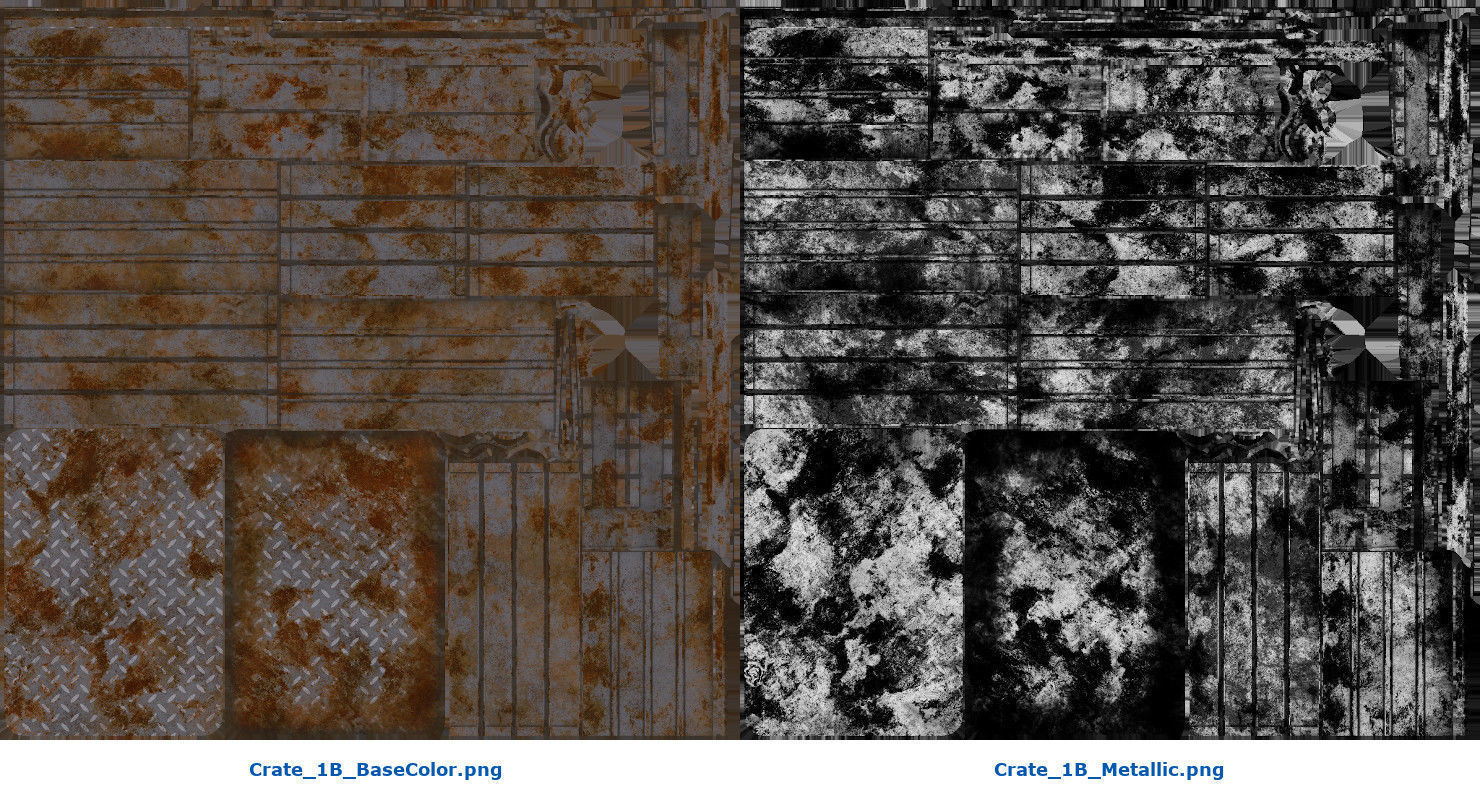 Crate 1B Low-poly 3D model_8