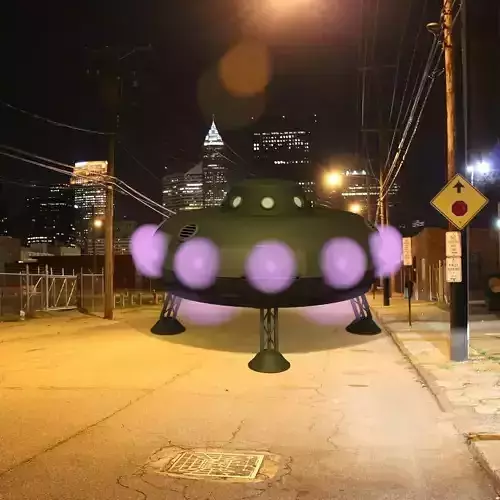 UFO Sci-Fi 3D model