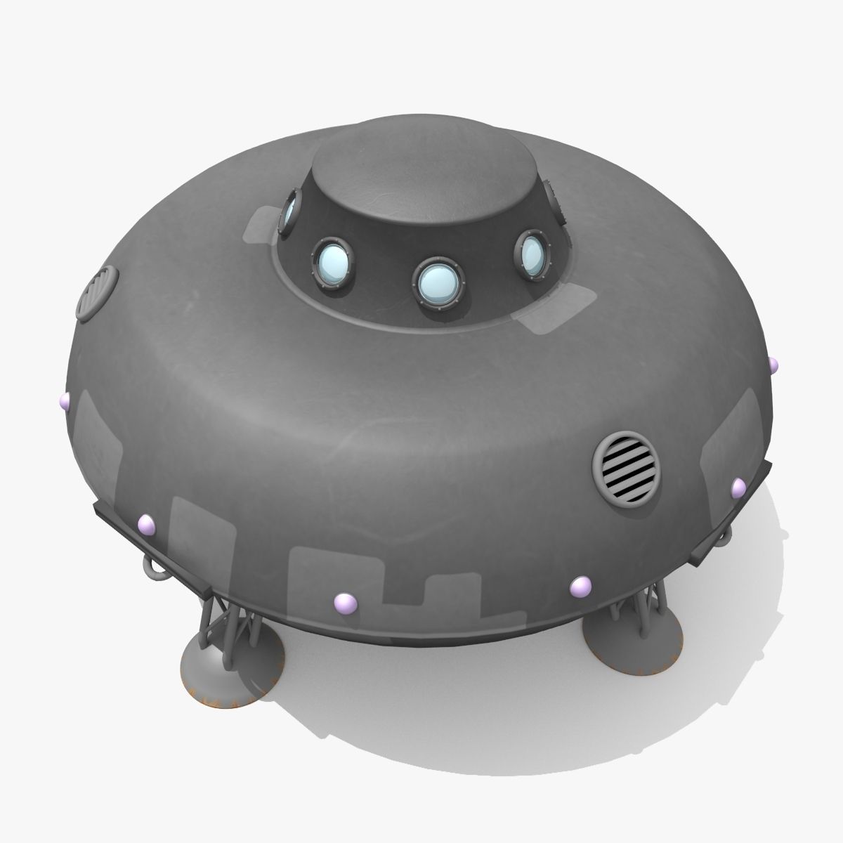 UFO Sci-Fi 3D model_4