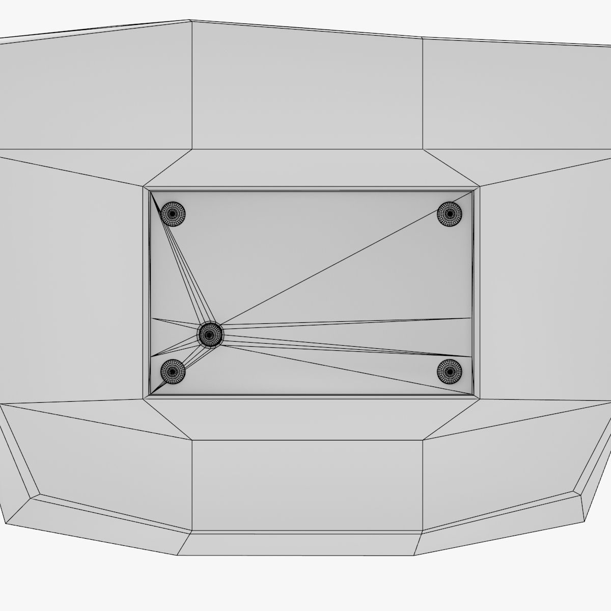 Stone Solar Spot Light 3D model_7