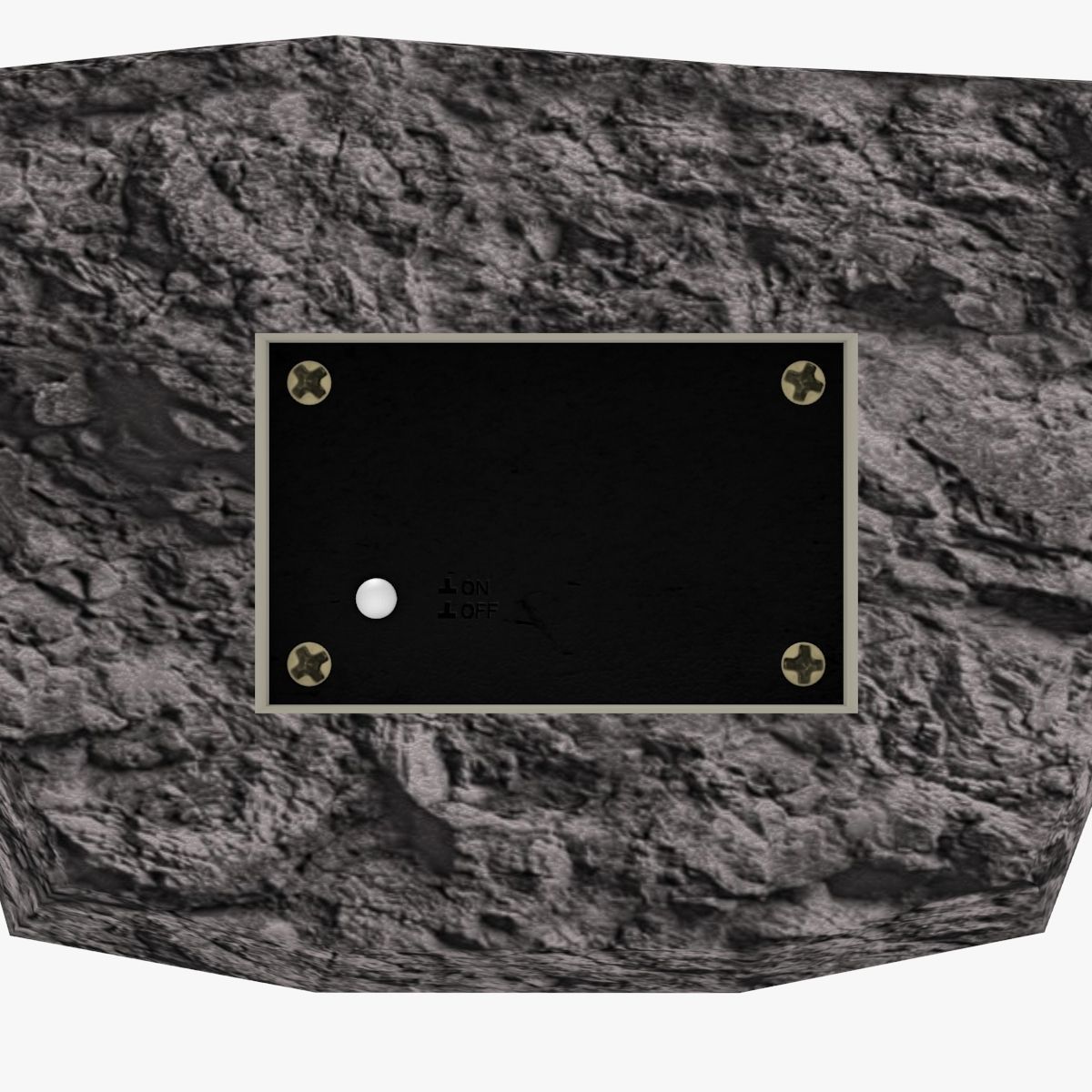 Stone Solar Spot Light 3D model_4