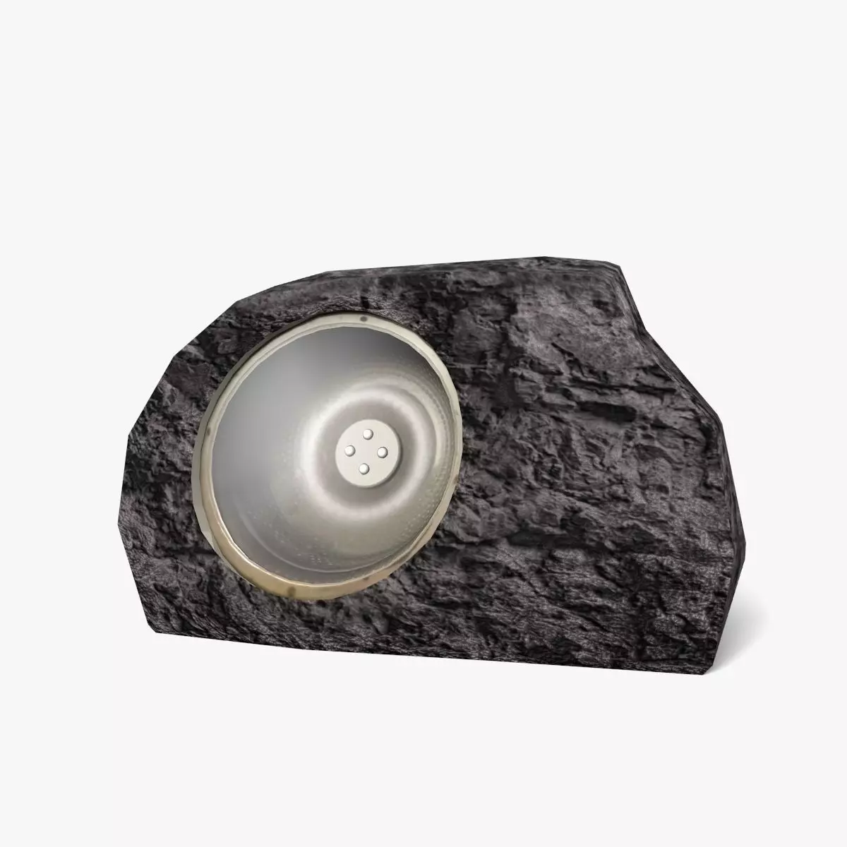 Stone Solar Spot Light 3D model_0