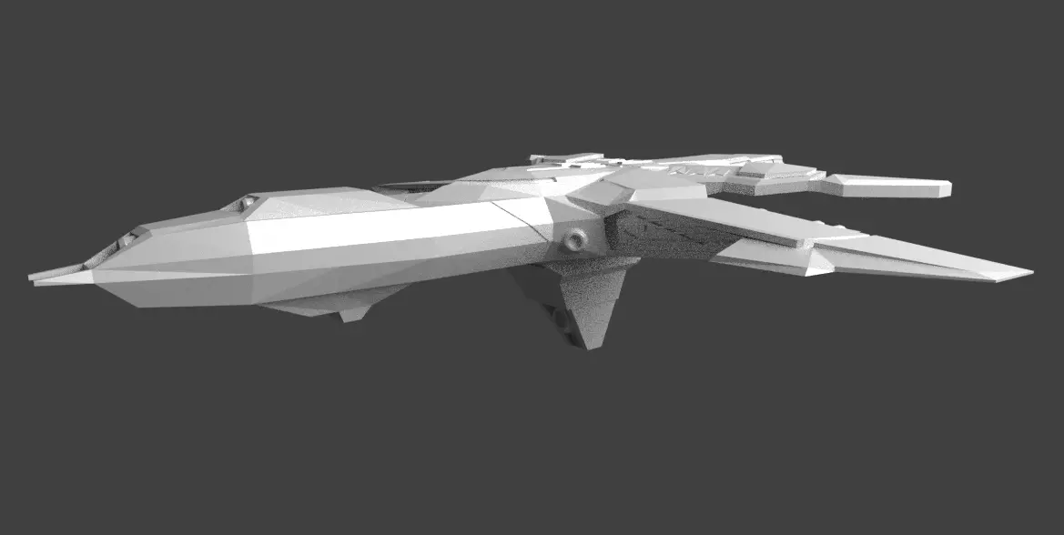 SuperJuggernaut fighter jet 3D model_0