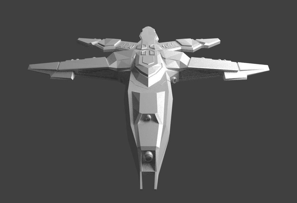 SuperJuggernaut fighter jet 3D model_5