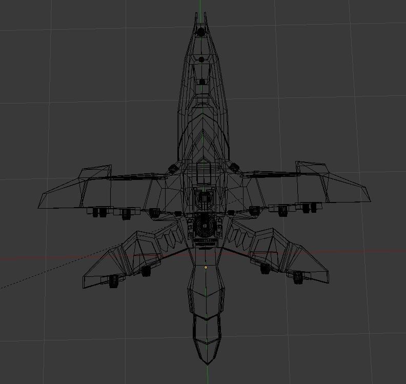 SuperJuggernaut fighter jet 3D model_1