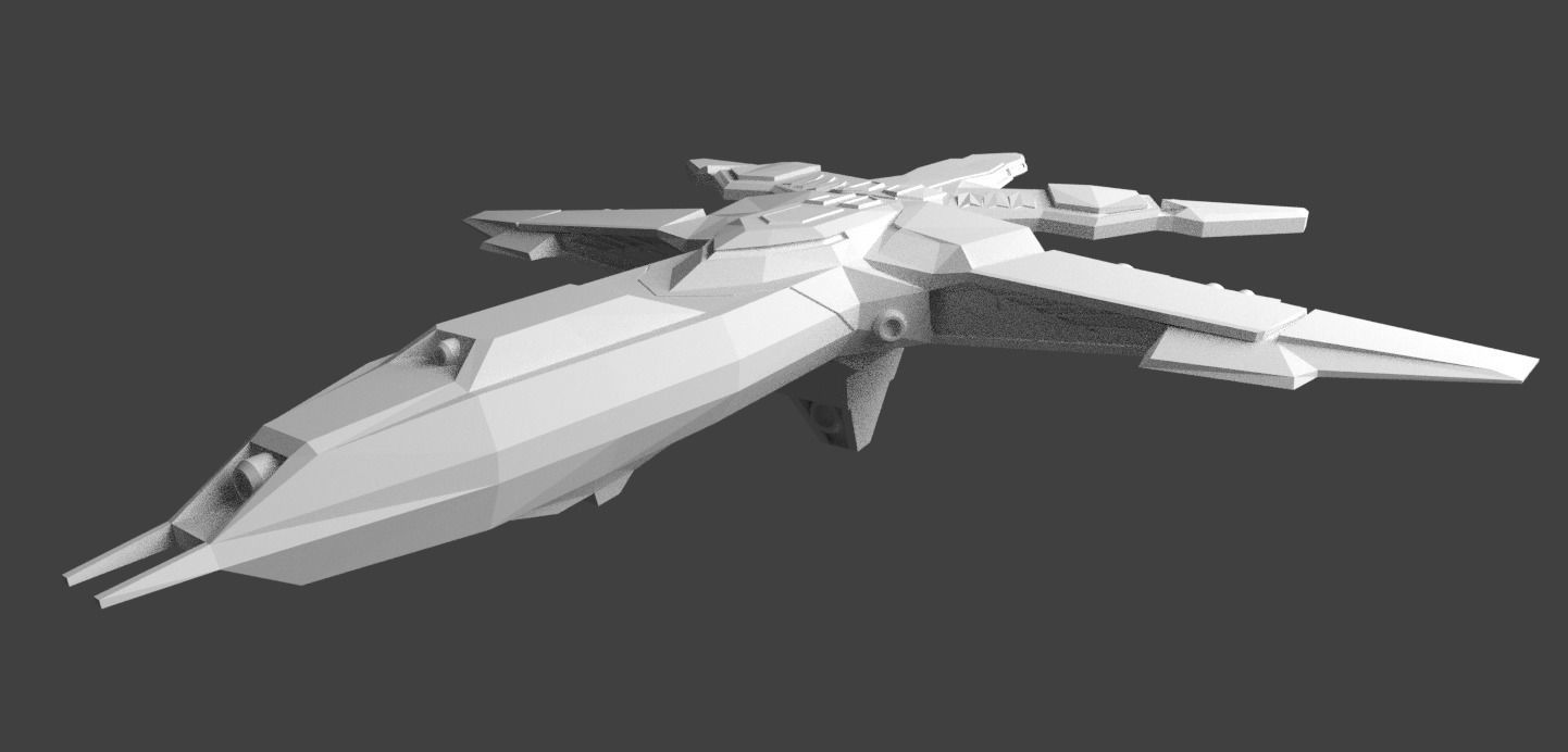 SuperJuggernaut fighter jet 3D model_6