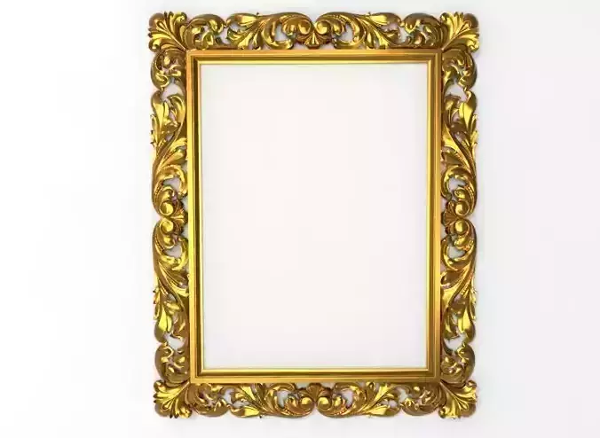 carved frame  3D model