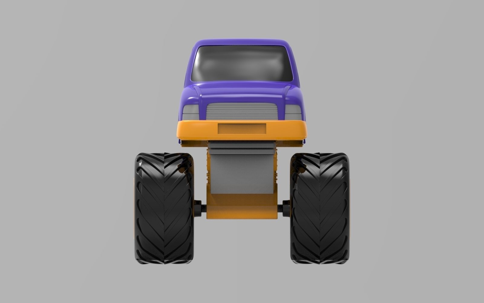 Monster truck 3D model_5