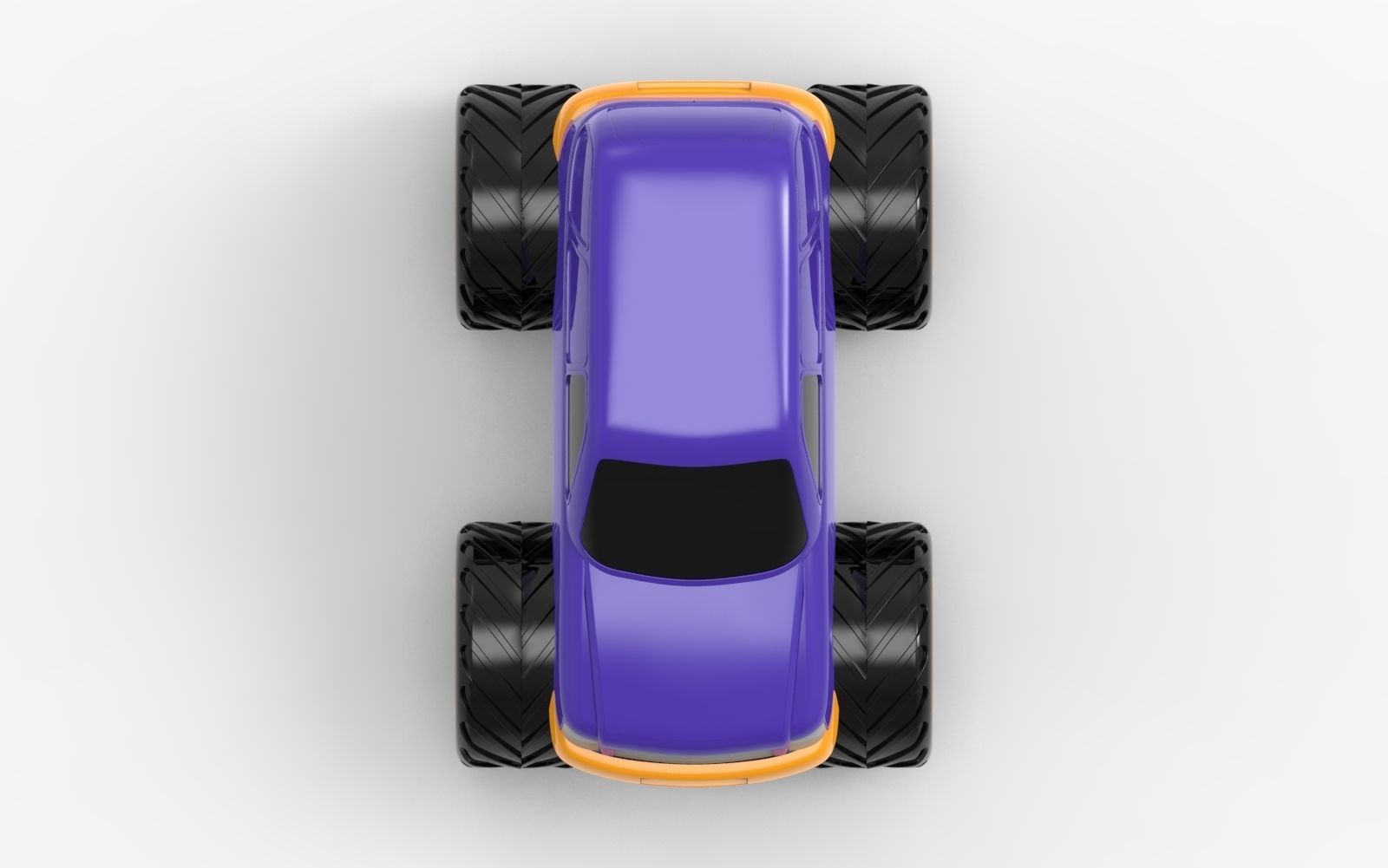 Monster truck 3D model_8