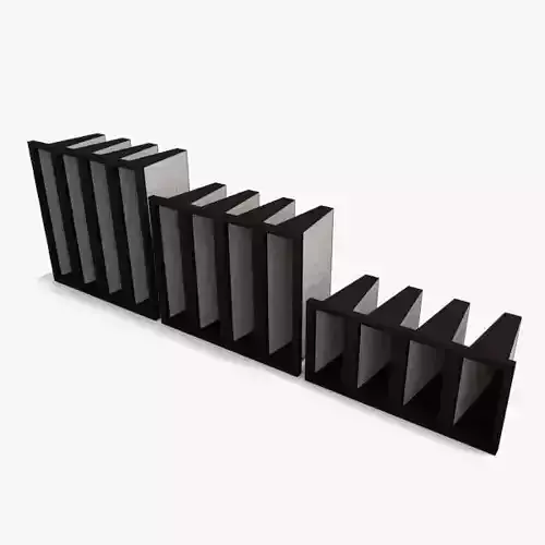 Rigid Bag Filter 3D model