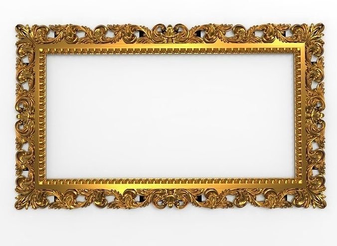 carved frame  3D model