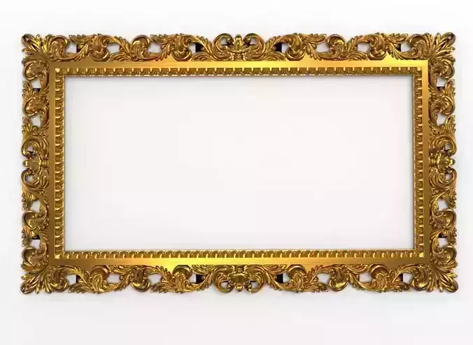carved frame  3D model