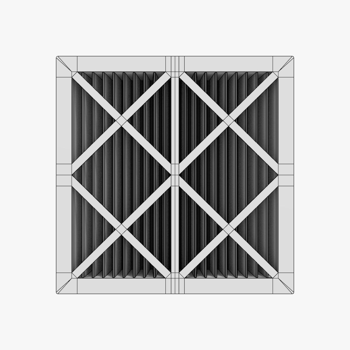Pleated Filter 3D model_8