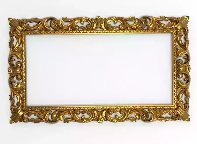 carved frame  3D model