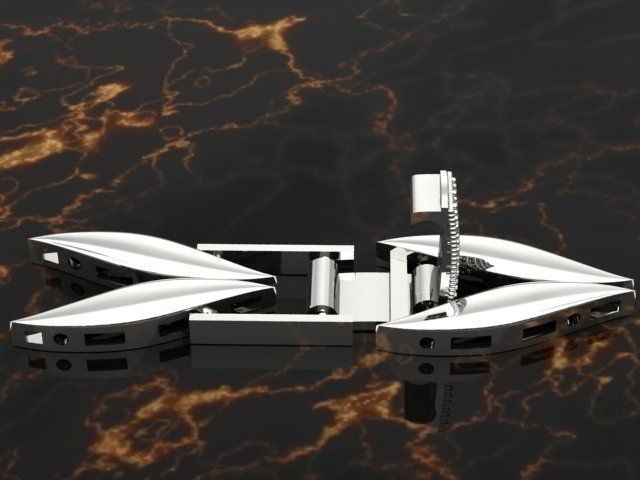 manbracelet submarine 3D print model_5