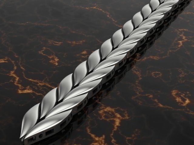 manbracelet submarine 3D print model_3