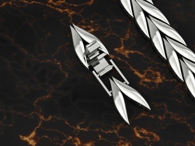 manbracelet submarine 3D print model_4