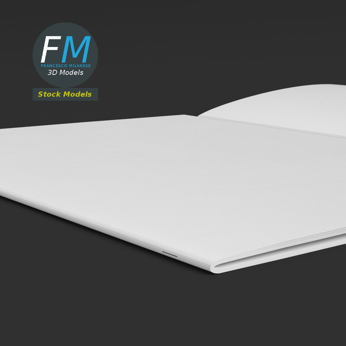 Brochure mockups 3D model_3