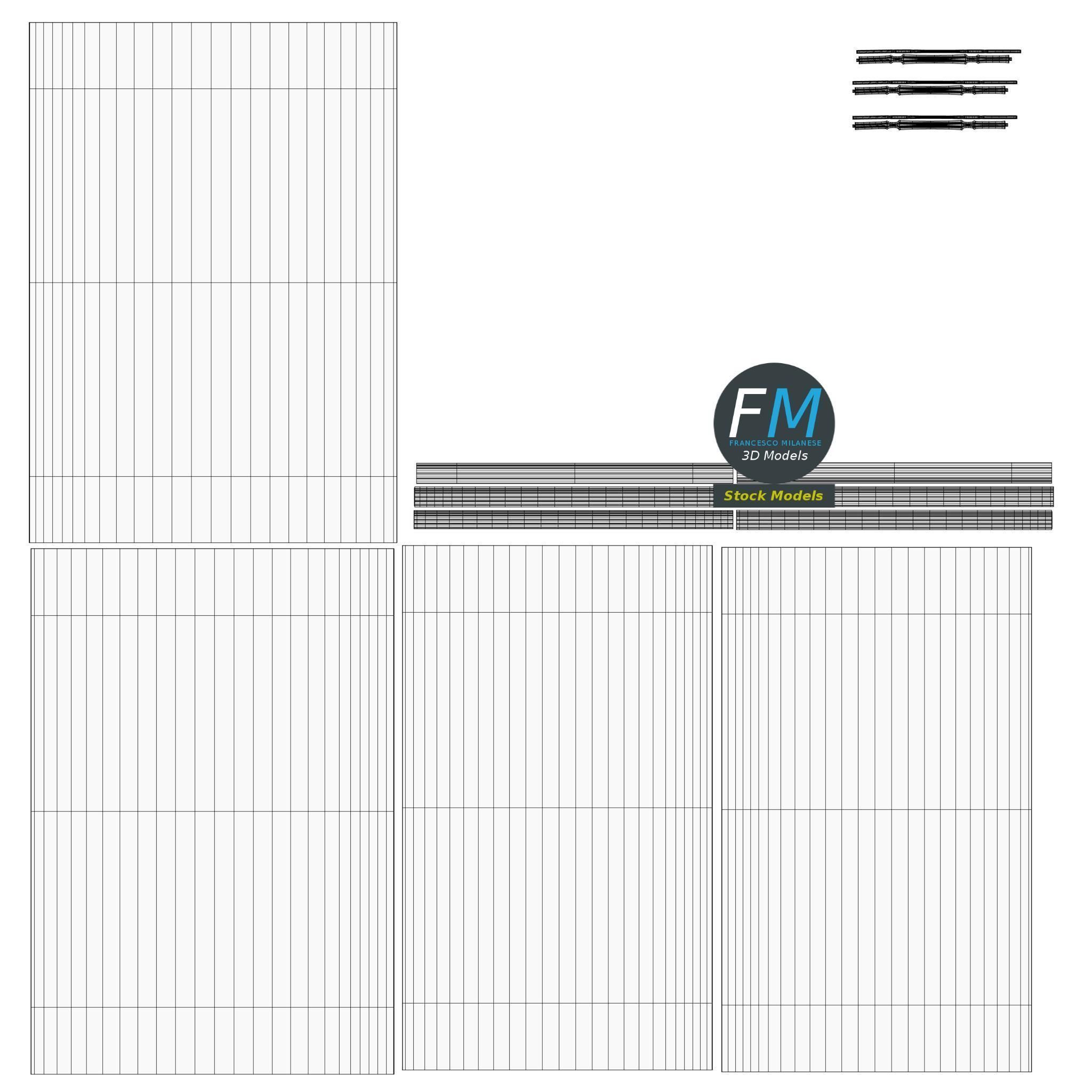 Brochure mockups 3D model_12