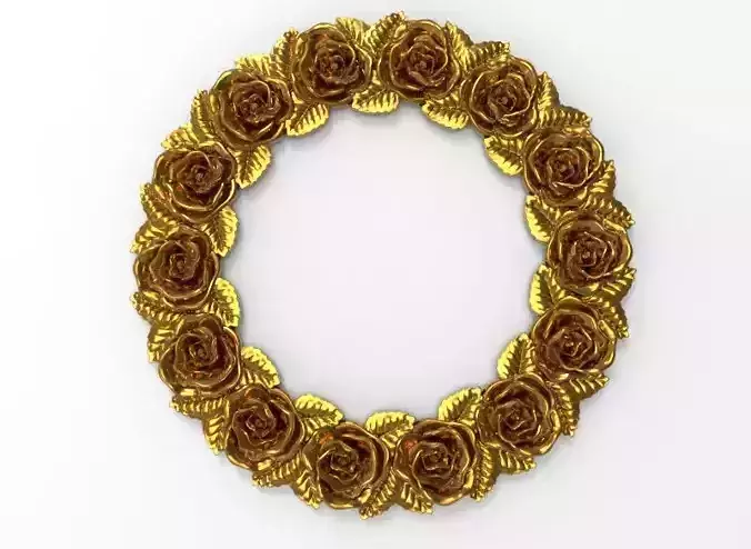 carved frame 3D model