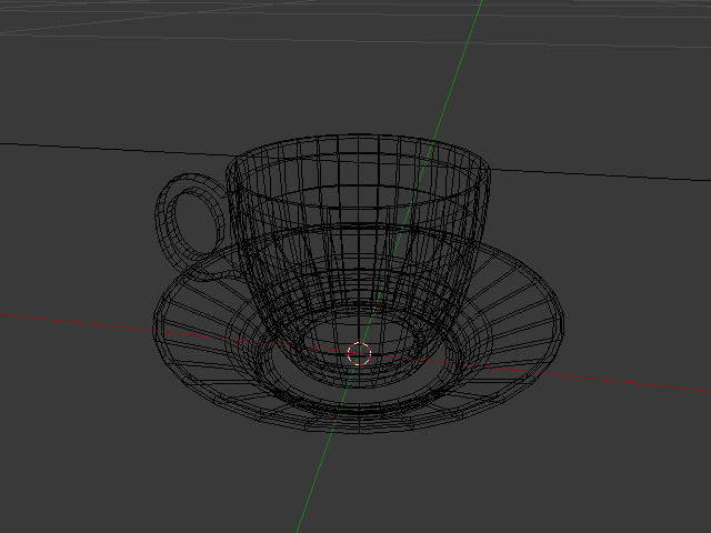 Cup Of  Black Coffee 3D model_1