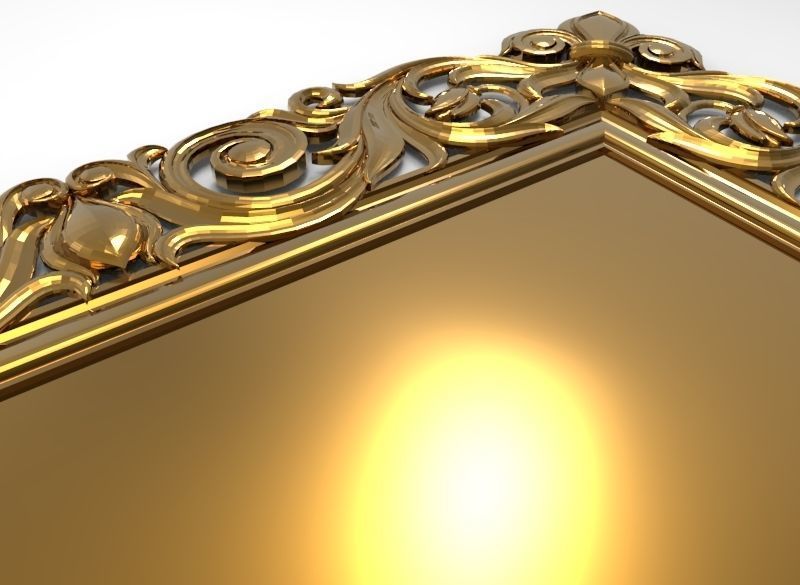 carved frame  3D model_12