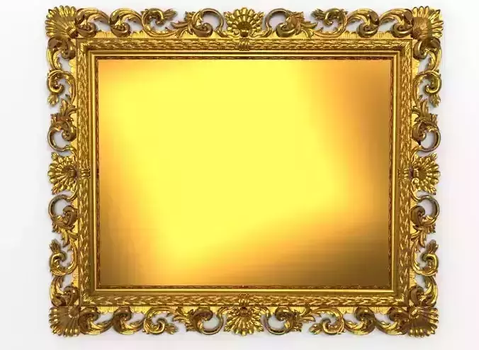 carved frame  3D model