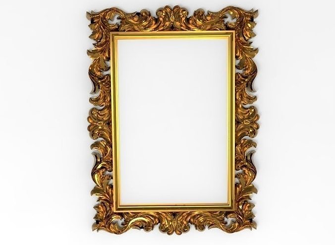 carved frame  3D model