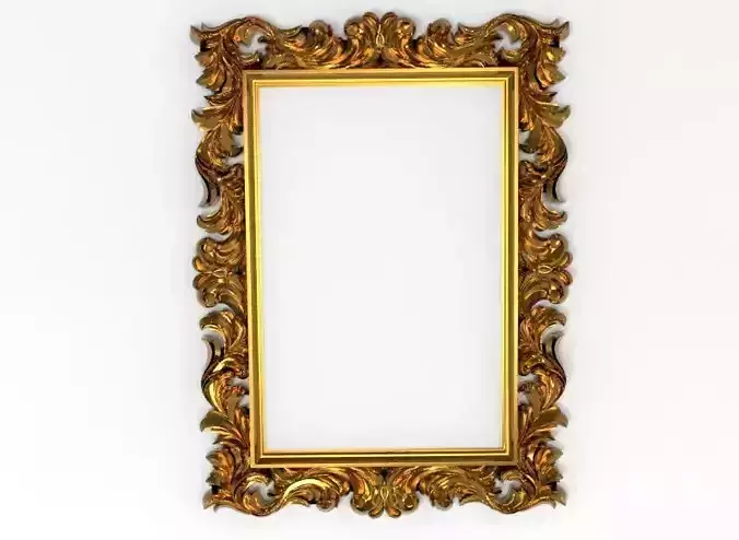 carved frame  3D model