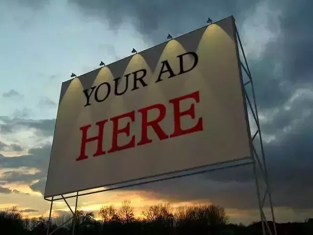 Simple Billboard 3D model