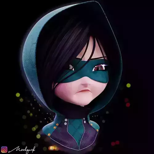 For Commission Make a head Modeling Character  Low-poly 3D model