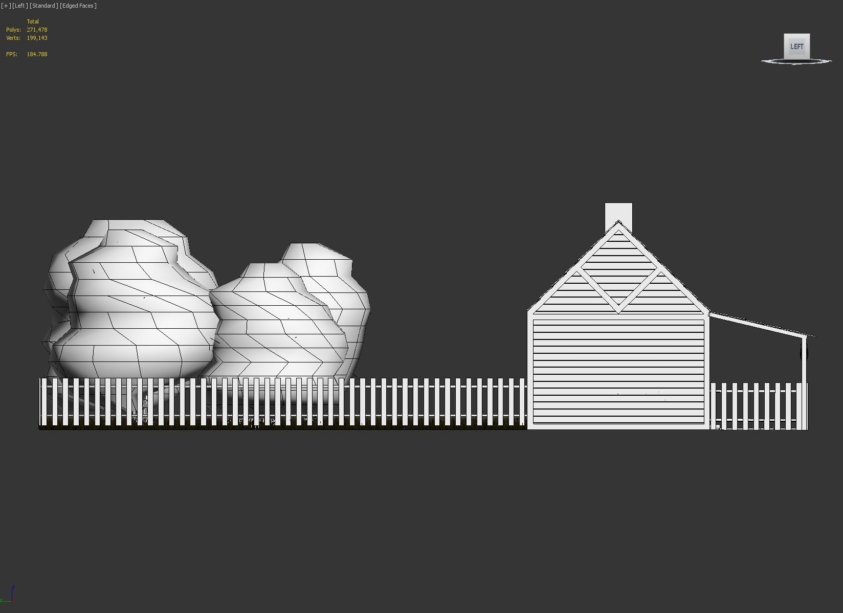 Old wooden cabin 3D model_16