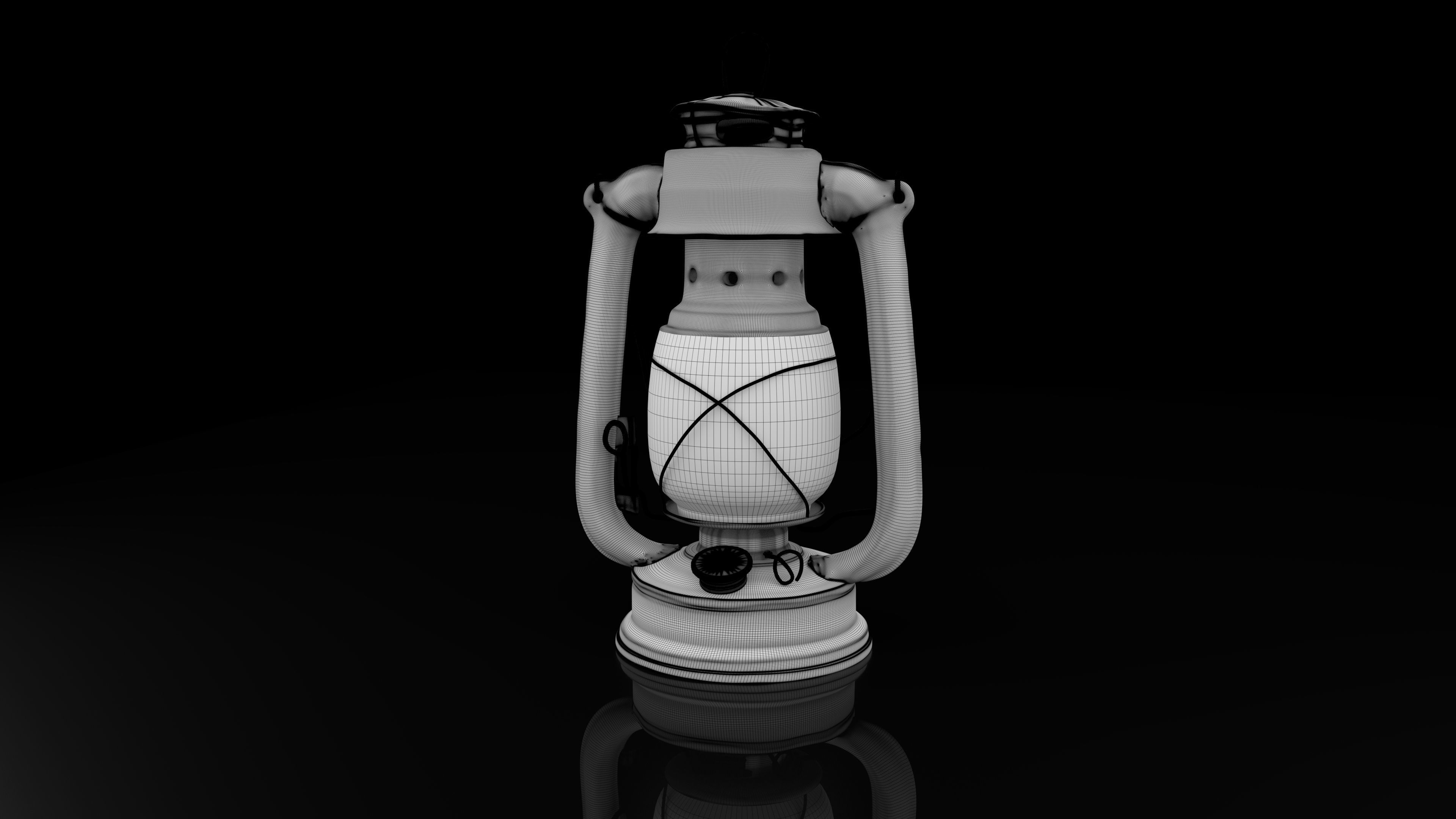 Oil lamp 3D model_7