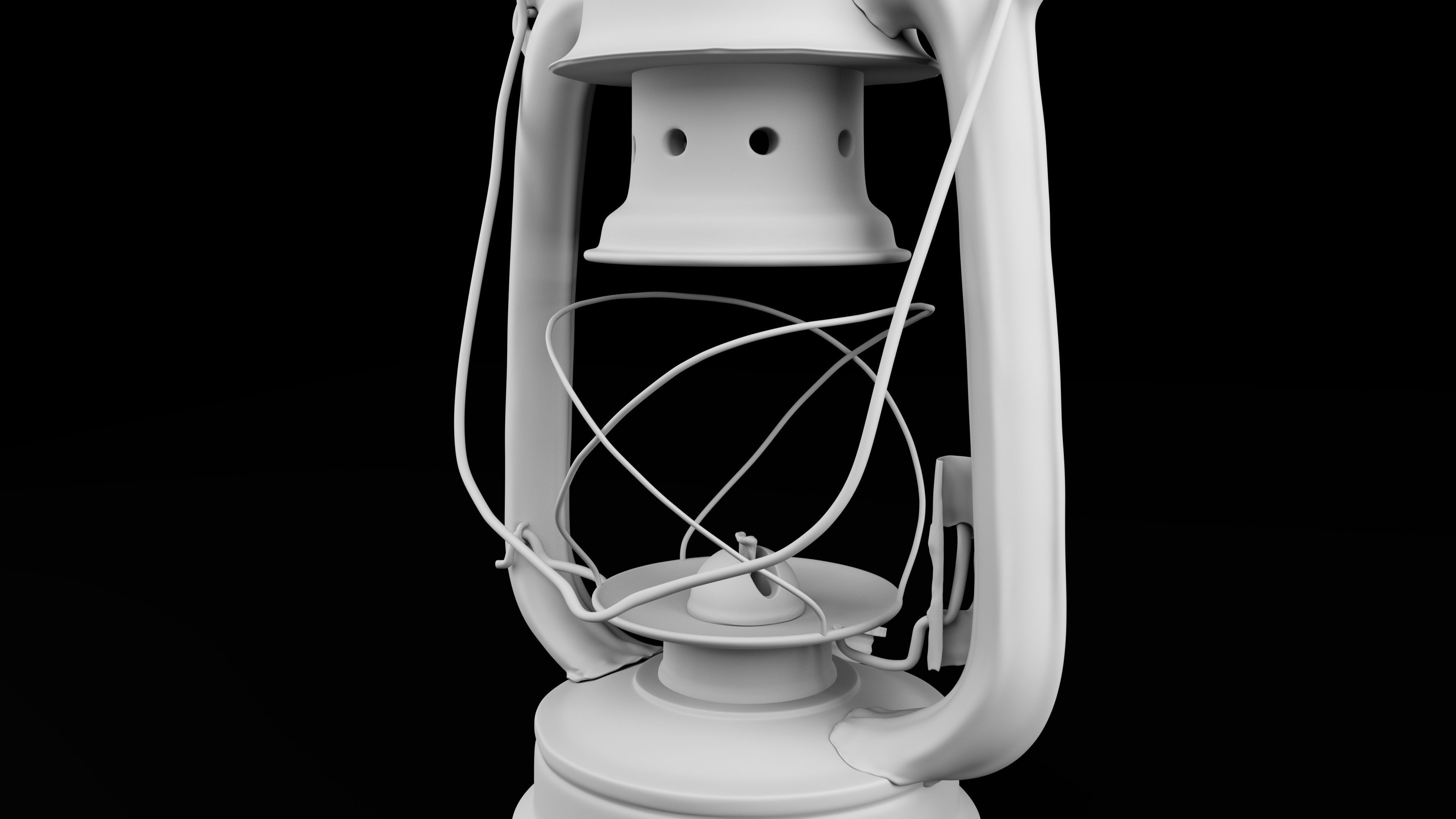 Oil lamp 3D model_6
