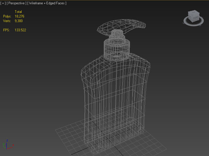 Hand Wash Model  Low-poly 3D model_4