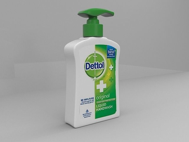 Hand Wash Model  Low-poly 3D model_5