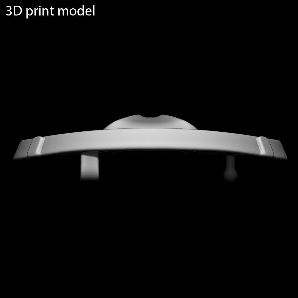 skull belt buckle The Punisher vol1 3D print model_8