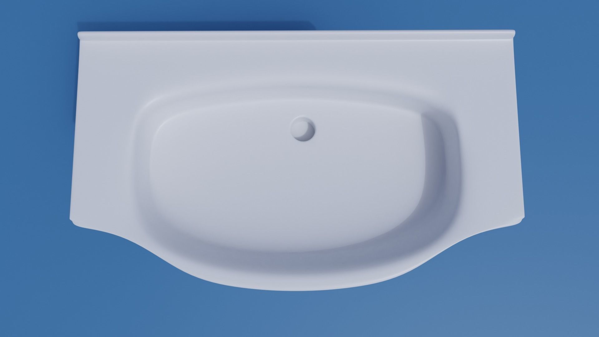 Bathroom wash-basin with cabinet 3D model_10