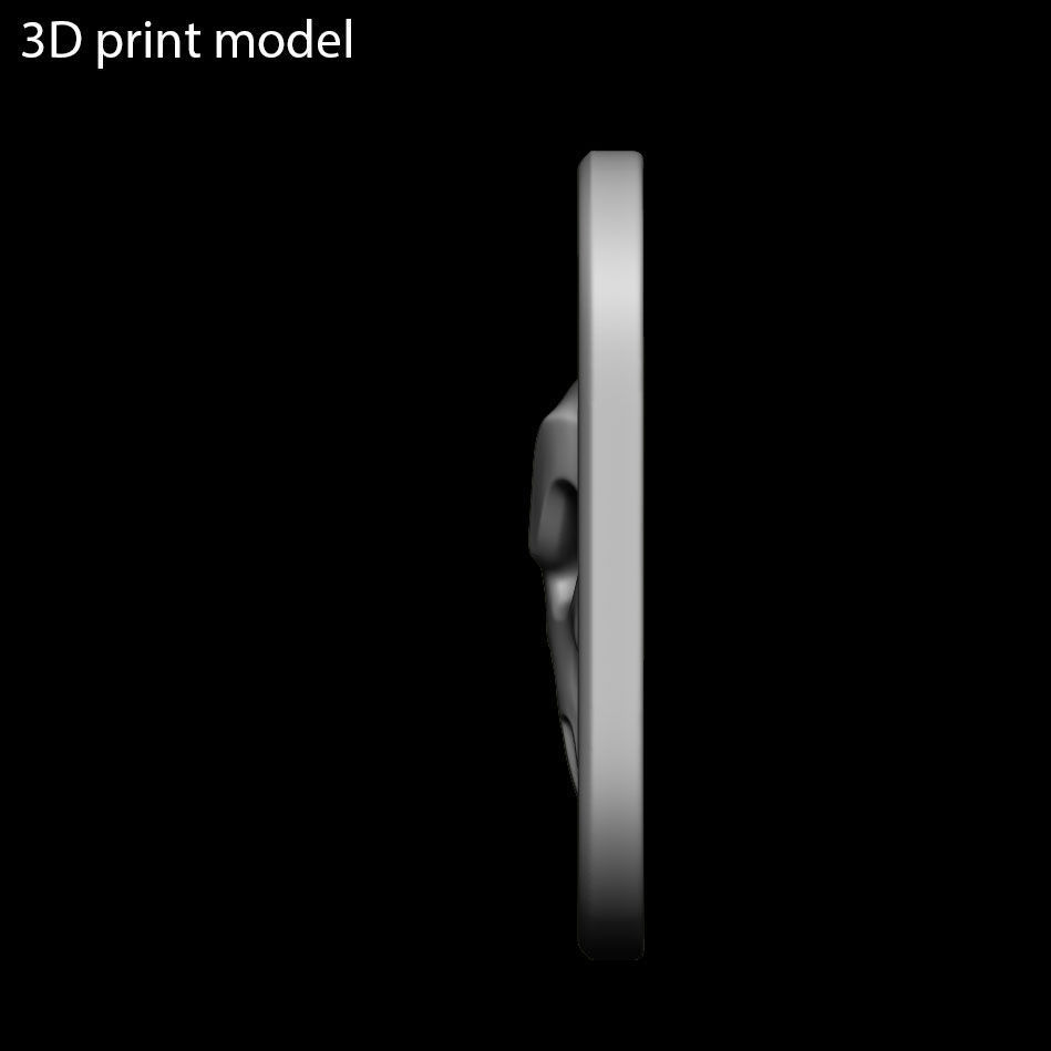 skull Pendant jewelry the punisher vol1 tag 3D print model_3