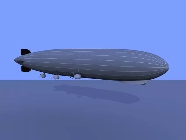 Zeppelin LZ 127 Free 3D model