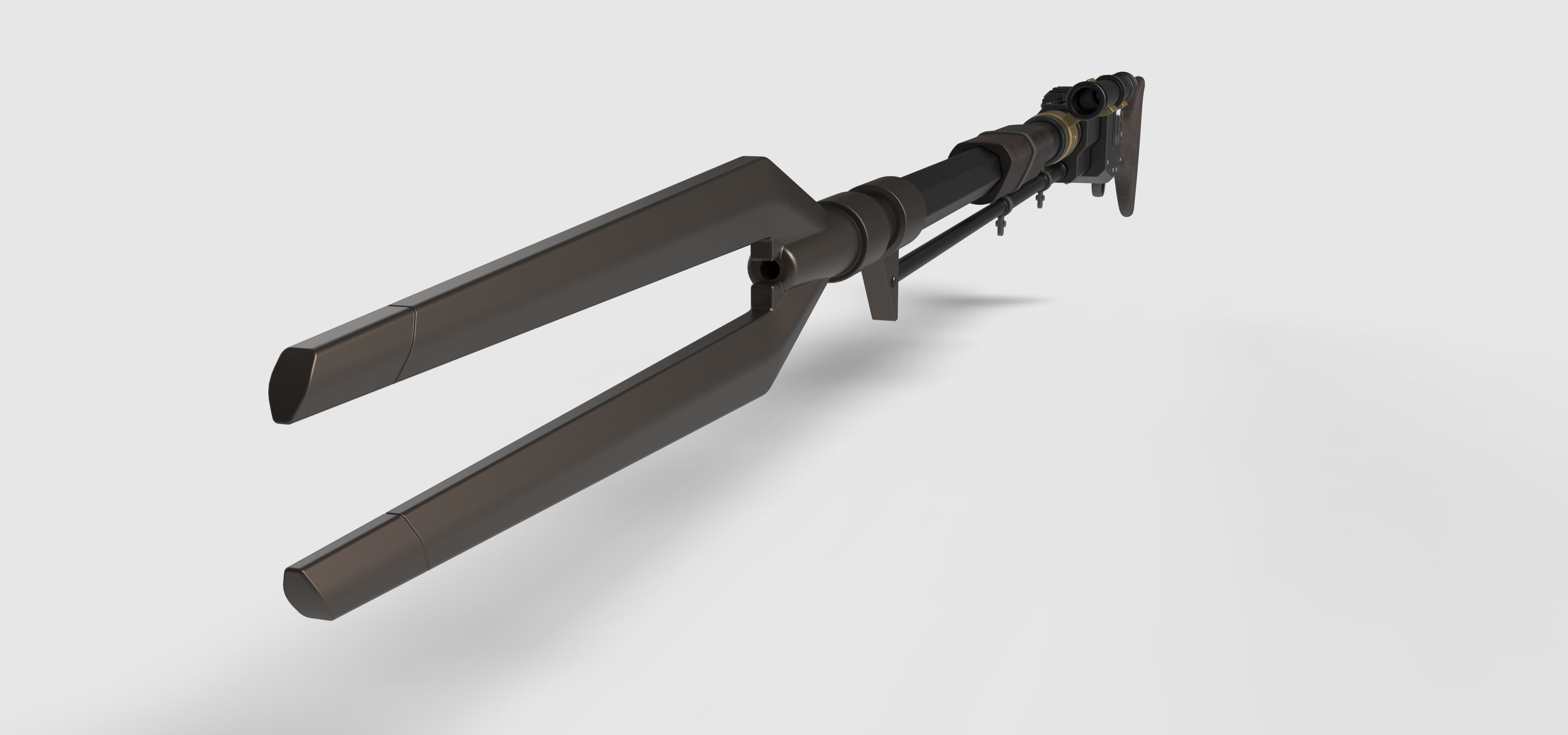 Amban sniper blaster rifle from The Mandalorian 3D model_5