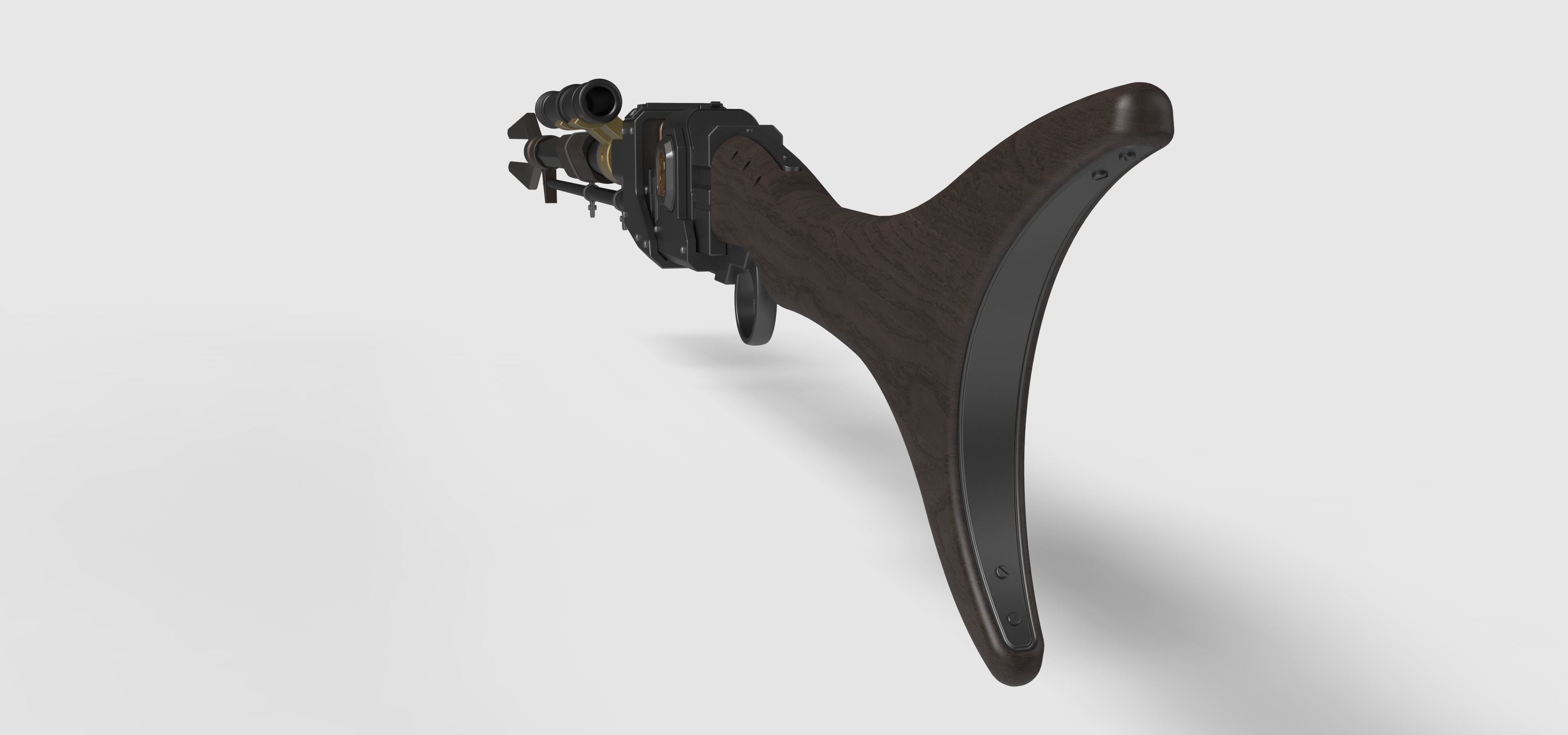 Amban sniper blaster rifle from The Mandalorian 3D model_14