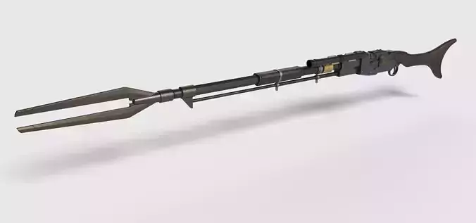 Amban sniper blaster rifle from The Mandalorian 3D model